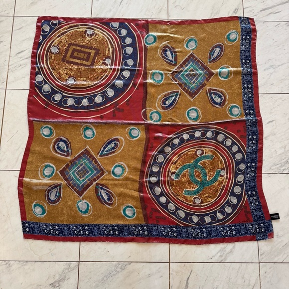 Chanel Square Scarf - Picture 1 of 6